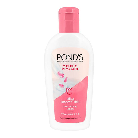 Ponds Triple Vitamin Moisturizing Lotion Silky Smooth Skin 200ml