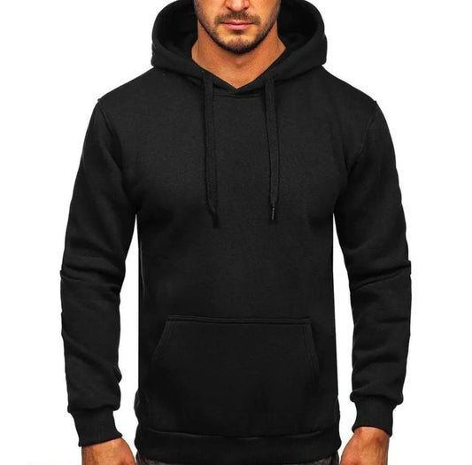 1 Pc Men's Fleece Plain Hoodie