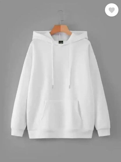 1 Pc Men's Fleece Plain Hoodie