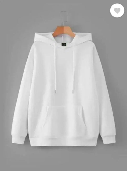 1 Pc Men's Fleece Plain Hoodie