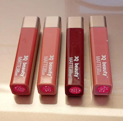 Waterproof Matt Lip Gloss - Pack Of 4