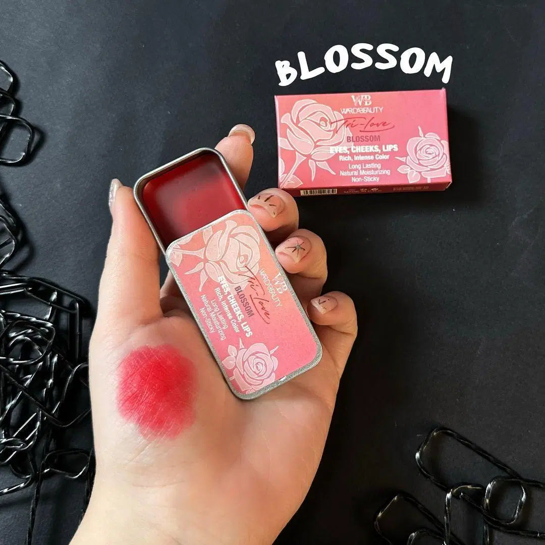 3 In 1 High Pigmented Blush, Eyeshadow &amp; Lip Tint