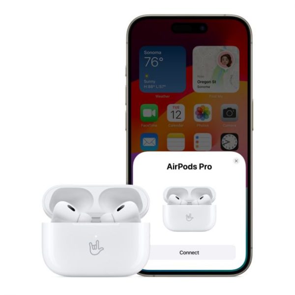 Airpods Pro 2 White Buzzer Working With Landyard Type C